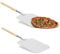Set 2 Palas para Pizzas Cuadrada con Mango, 3 x 30.5 x 79 cm, 0,6 Kg, Madera y Metal