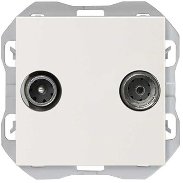 Toma antena R-TV+ SATintermediaSimon 20000487-090 Simon 270Blanco