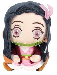 LGQHCE Plüschtier Demon Slayer Plüschfigur Plüschtierpuppe Kinder Stofftier Kuscheltier Demon Slayer Kamado Nezuko Plüsch Spielzeug Weiches Plüschtier Für Kinder Geburtstage Geschenke 20cm