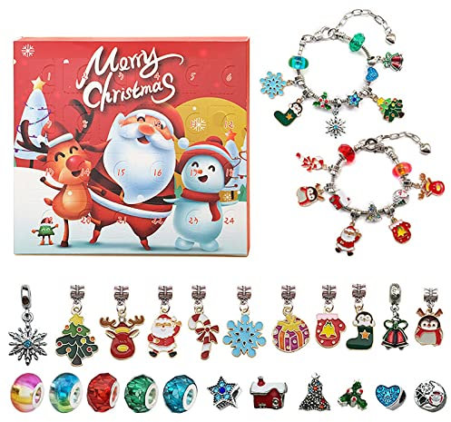 Weihnachten Adventskalender 2023 Kinder Weihnachtskalender mit 24 Geschenken Bastel Bastelset 24 Tage Xmas Countdown Kalender Kleinkinder Jungen Mädchen