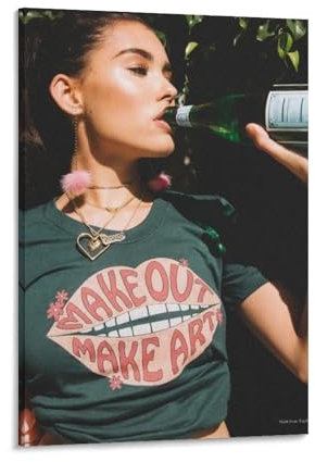 DAGUYS Madison Beer Musik Sänger Poster 17 Poster Malerei Leinwand Wandkunst Wohnzimmer Poster Gemälde 60 x 90 cm