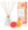 Raumduft Diffuser Mit 6 Duftstäbchen 100ml - Grapefruit,Aromatherapie Diffusor,Langanhaltend,Home Duft Reed Diffusor Lufterfrischer für Schlafzimmer Büro Badezimmer Regal Dekor