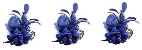 minkissy 3stücke Stoffblumenbrosche Dunkelblau Anstecknadel Für Und Mädchen Vielseitig Als Haarschmuck Oder Brosche Verwendbar Für Besondere Anlässe Und Tägliche Outfits