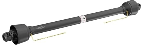 WilTec Arbre Transmission T4 cardan - Longueur 1250-1375 mm / 2X 1 3/8 6 Dents / 460 Nm / 540 TR/Min / 40 KW (55 CV) - Prise de Force agricole
