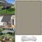 Toile D Ombrage Toile Pergola 1.2 x 1.6 m UV Protection avec Oeillets Tissu Polyester Multi Couleur et Taille Toiles D'ombrages La Couverture VéGéTale Serre Pergola, Kaki