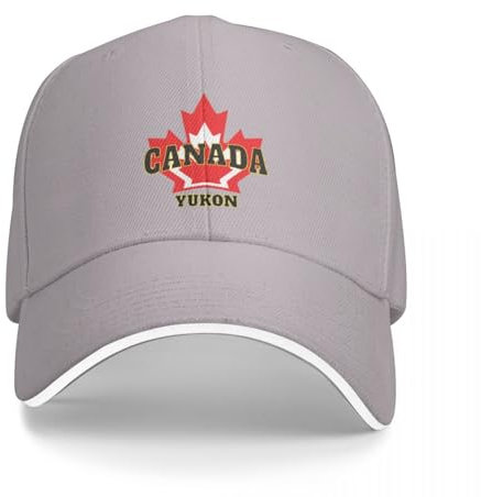 Basecap Yukon Kanada Maple Leaf von Tjays auf Einer Cool Cap Baseball Cap Solar Hut Hut männlich Winter Damen Geschenk