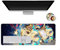 One Piece Luffy Anime Keyboard Mouse Mat Set, Waterproof Gaming Keyboard Mouse Mat with Wrist Support Cute Stereoscopic Pattern Soft Mouse Pad
