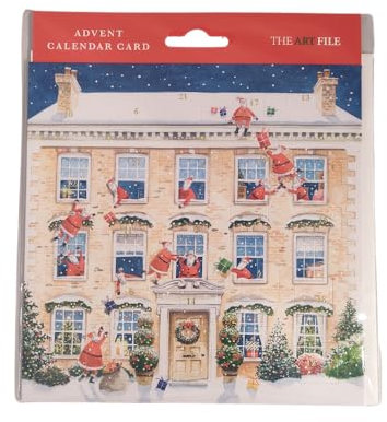 The Art File - Advent Card - Santa's on the House - AVC22