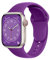 ELETTRONEO SBC1 Cinturino per Apple Watch Ultra 2 49mm, Serie 10 46mm, 9 8 7 45mm 41mm, SE 6 5 4 44mm 40mm, 3 2 1 42mm 38mm Donna Uomo Band Bracciale Sport Silicone, Regina Viola