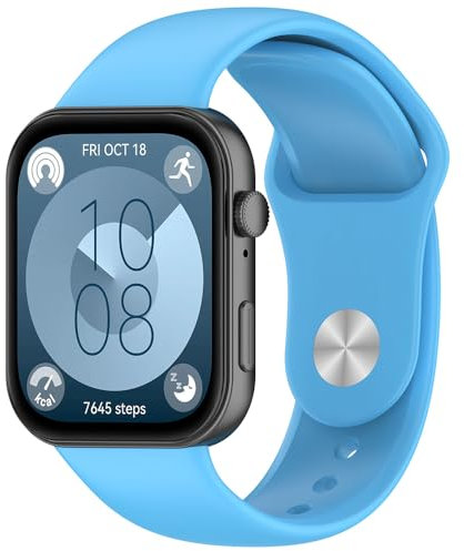 Cinturino per Huawei Watch Fit 3, Silicone Sport Bracciali Cinturini di Ricambio per Huawei Watch Fit 4/4 Pro