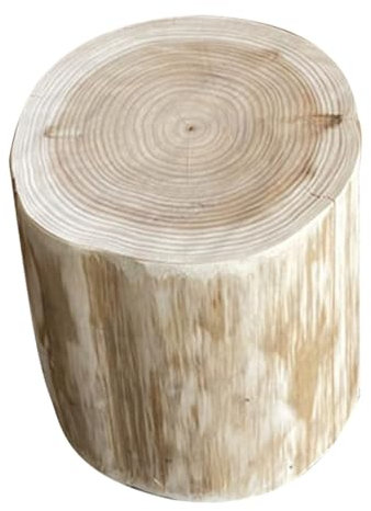 MERRYHAPY Tabouret Massif Multifonctionnel Petite Table De Chevet Décoration De Salon Banc à Chaussures Support pour