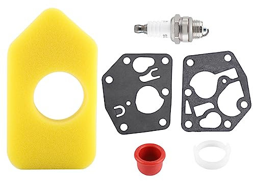 Vergaser-Membrandichtung, Luftfilter, Zündkerzen-Set für Kleine Motoren
