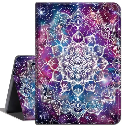 for iPad Mini 6 Case (8.3-Inch,2021 Model), iPad Mini 6th Generation Case,Slim Lightweight Smart Shell Stand Cover with Auto Wake/Sleep for iPad Mini 6th Generation 8.3'',Glitter Mandala