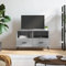 Iiaky TV-Schrank Grau Sonoma 80x36x50 cm Holzwerkstoff Longboard Wohnzimmer
