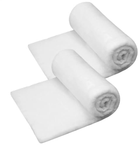 Couverture de neige de Noël, 0,9 x 2,5 m, imitation rouleau de neige, tapis décoratif blanc, tapis de fond esthétique pour les vacances d'hiver, la décoration de la maison, couverture de vacances
