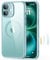 ESR for iPhone 16 Case, Camera Control, Compatible with MagSafe, Shockof Military-Grade tection, Magnetic Phone Case for iPhone 16, Classic Hybrid Case (HaloLock), Clear Green