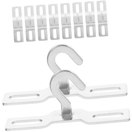 SEWOART 10pcs Heavy Duty Hooks for Hanging Flat Plate Lighting Hook for Ceiling Light Fixtures Wall Lights and Plant Hangers
