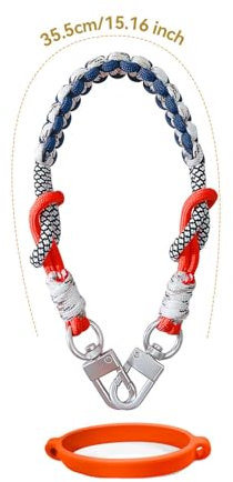 Water Bottle Handle Water Bottle Holder Sling with Hand-Woven Lanyards Strap Fits Most 16-40oz Water Bottles Compatible with Stanley Cup,Owala,Hydro Flask