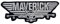 COMERCIAL MERCERA, Top Gun Aufnäher Patches, Originale, Aufnäher Ideal für Mützen, Jacken, T-Shirts oder Schultaschen, 100% Polyester (Maverick, XL Gestickter)