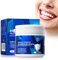 Blanqueador Dental, Polvo Blanqueador Dental Profesional, Blanqueamiento DentalPolvo, Elimina Años de Manchas,50g(Azul)
