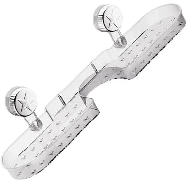 Zxfdsfdbnm Rustproof Shower Organiser For Shampoo Wall Mounted Suction Cup Storage Rack Space Saving Bathtub Accessories Holder