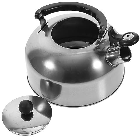 WATIIFUFU Tetera De Acero Inoxidable De 3l Resistente Al Calor Silbido Para Hogar, Hervidor Para Cocina De Inducción y Gas, Capacidad Grande Para Té y Agua Caliente