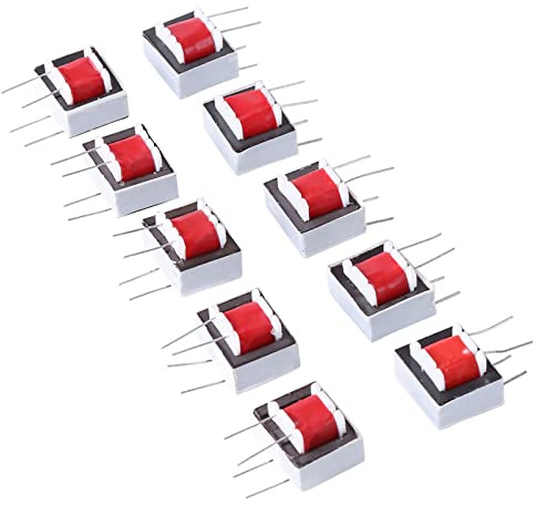 10pcs 600 ohm 1: 1 EI14 Audio del trasformatore di isolamento per la televisione radiofonica di comunicazione radiofonica