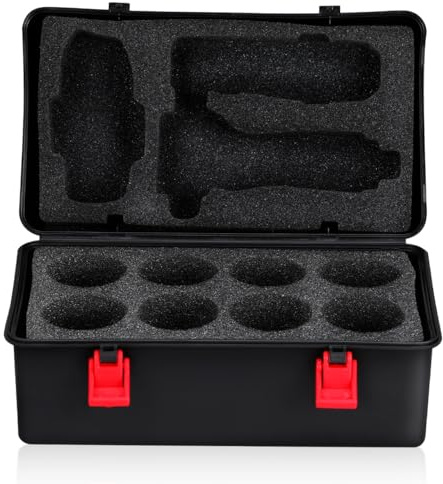 CHICAMPERA Battling Top Aufbewahrungsbox Gyro Organizer mit Griff Leichter Kunststoff Aufbewahrungskoffer für Separates Fächer-Design Schützt Zubehör Tragbare für Reisen