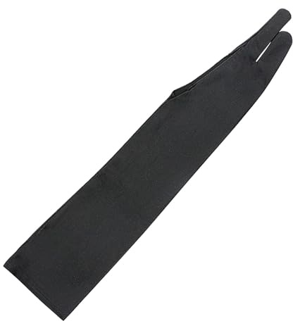predolo Gant de Dessin à Deux Doigts, Confortable et Respirant, Anti-rejet de la Paume, idéal pour Les Artistes, Le Dessin et Le coloriage, Parfait pour Les