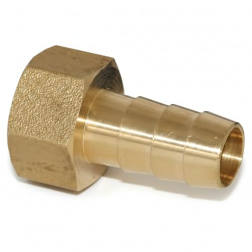 Raccordo Portagomma Femmina 1/2” – Attacco per Tubo Ø 9 mm – Connettore per Irrigazione e Acqua – Giunto Rapido per Tubazioni – Lemag srl