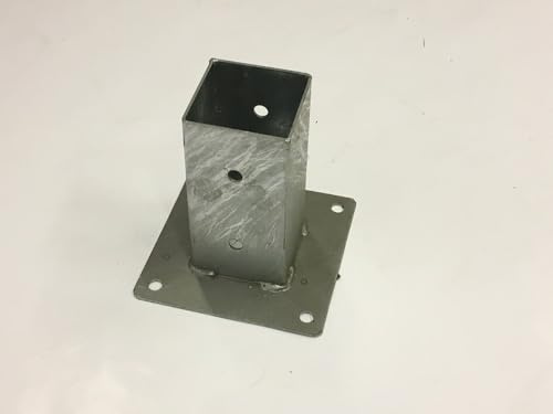 PORTAPILASTRO A BICCHIERE PER PALO QUADRO CM. 9x9 4PZ