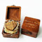 Joeliu Personalised Wooden Heart Shaped Walnut 8GB USB Flash Drive, Engraved Wood USB Drive Custom Box, Wedding & Business Promotional Gift