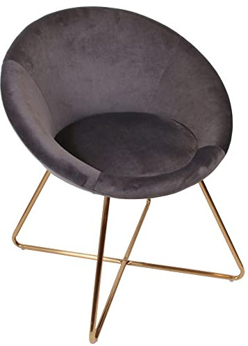 The Home Deco Factory Silla GRIS C/Patas Metal