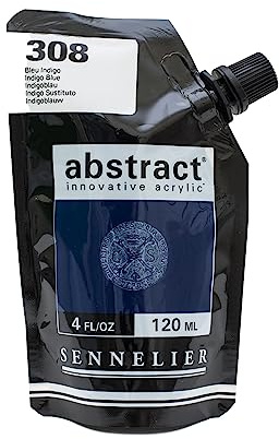 Sennelier 308 Abstract Acrylic Colour 120 ml Indigo Blue
