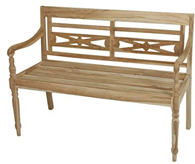 Teak Friesenbank Parkbank Gartenbank Holz Landhaus Bank Holzbank Garten Sitzbank