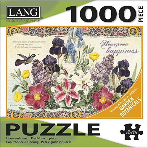The LANG Companies 5038045 1000PC 1000 x botanische Puzzle, Garden Botanicals