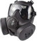 lahomia Maske Volle Gesicht Taktische Maske mit Augenschutz Auswirkungen Beständig für Halloween Jagd CS Spiel Paintball oder Andere - Black_Gray Objektiv