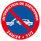 Panneau Interdiction De Stationner 24h/24 Et 7j/7 - Stationnement interdit - Panneau de sécurité rigide et rond - Diamètre 240 mm - Plastique PVC de 1 mm