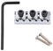 Musiclily Pro 42mm Stahl Locking Nut R2 Klemmsattel für Floyd Rose Tremolo System E-Gitarre, Chrom