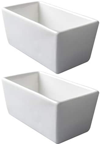 Angoily 2 Pcs Sugar Packet Holder Sachet Holder Ceramic Sugar Bowl Tea Bag Organizer Storage Container for Coffee Bar Cabinet Restaurant