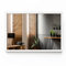 Tulup Spiegel Mirror Glas Wand Wohnzimmer Groß 70x50 cm Badezimmer Weiße Rahmen Schlafzimmer