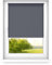 time4blinds Mini Estor Enrollable Básico - Ventana Interior Sin Taladrar - 600x1000mm Grafito Operado en el Lado Derecho