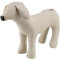 Pvczool Model Leder Hund Schaufensterpuppe Stehposition Hundemodelle Spielzeug Haustier Tiergeschäft Display Schaufensterpuppe weiß