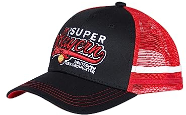 FC Bayern München Trucker-Cap | Baseballkappe | Super Bayern | Schwarz | Fußball
