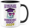 Grundschule gerockt Tasse mit Spruch - Geschenk Ich habe die Lizenz zum Klugscheißen - Grundschulabschluss 2025 - Kaffeetasse aus Keramik 330ml - Grundschüler Grundschülerin (Grundschule)