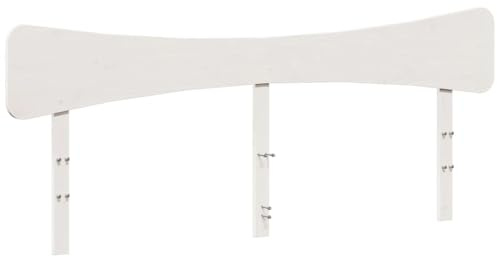 vidaXL Kopfteil Weiß 180 cm Massivholz Kiefer