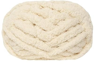 Strickgarn, grob gestrickt, für Decken, Handstricken, super weich, große Jumbo-Decke, dicke Wolle, Beige Nr. 23