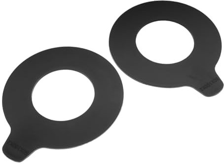 ibasenice 2stücke Gummi Spacer Und Washer Für Bagger Eimer Pin Shim Anti-vibration Gummi Pads Für Bau Maschinen Flache Gummischeiben Mit Dicker Konstruktion Für Hochleistungsmaschinen