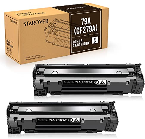 STAROVER Kompatible Tonerkartusche Ersatz für HP79A CF279A für HP Laserjet Pro MFP M26 M26nw M26a HP Laserjet Pro M12 M12w M12a (2 Schwarz)