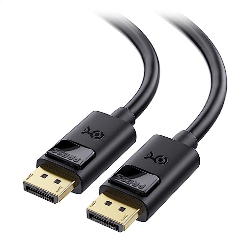 Cable Matters [VESA Certified] 3 m DisplayPort Cable 1.4, Support 8K 60Hz, 4K 144Hz (DisplayPort 1.4 Cable) with FreeSync, G-SYNC and HDR for Gaming Monitor, PC, RTX 3080/3090, RX 6800/6900 and More